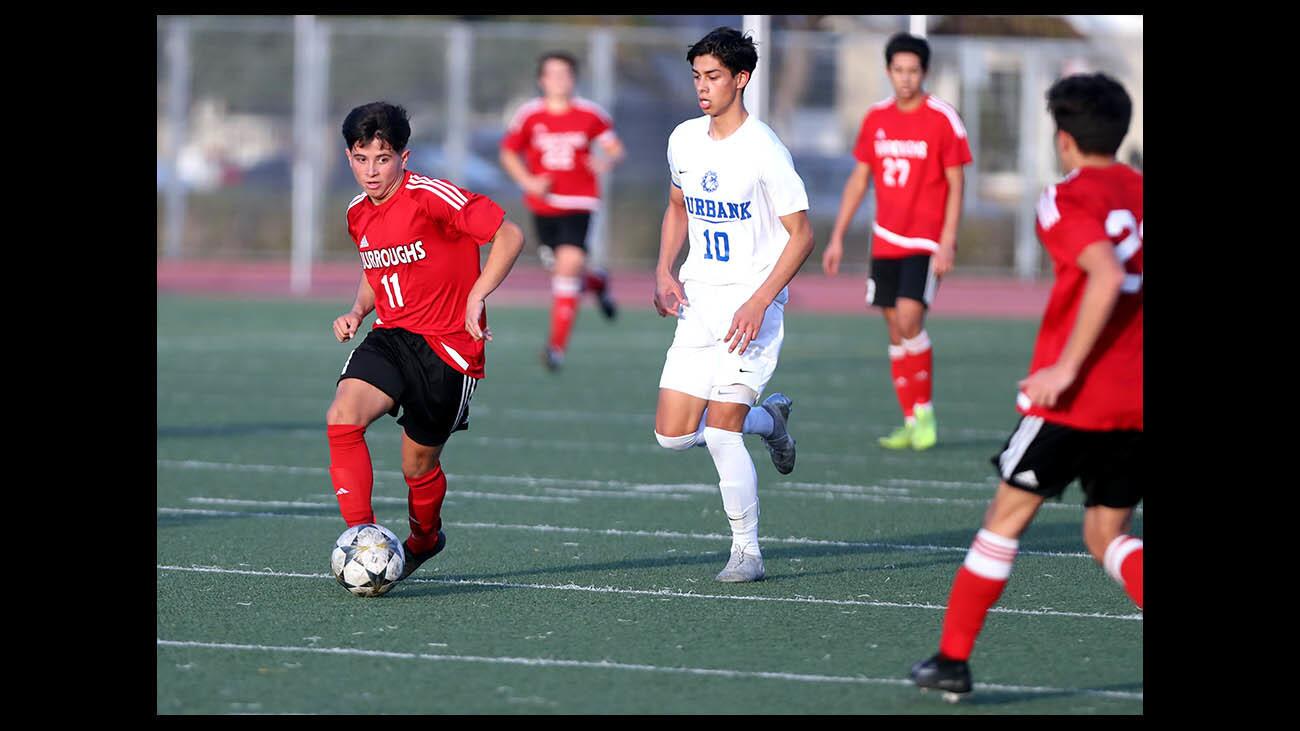 Photo Gallery: Burroughs High boys soccer hosts Burbank