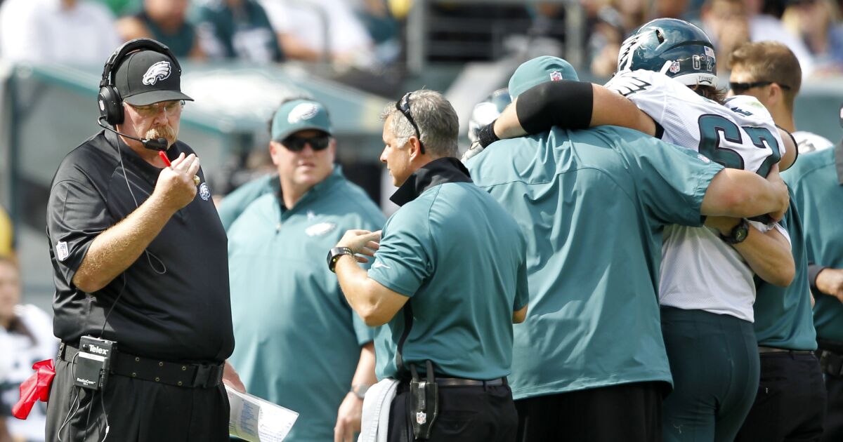 Andy Reid's fingerprints still on Eagles' roster a decade later - Los  Angeles Times