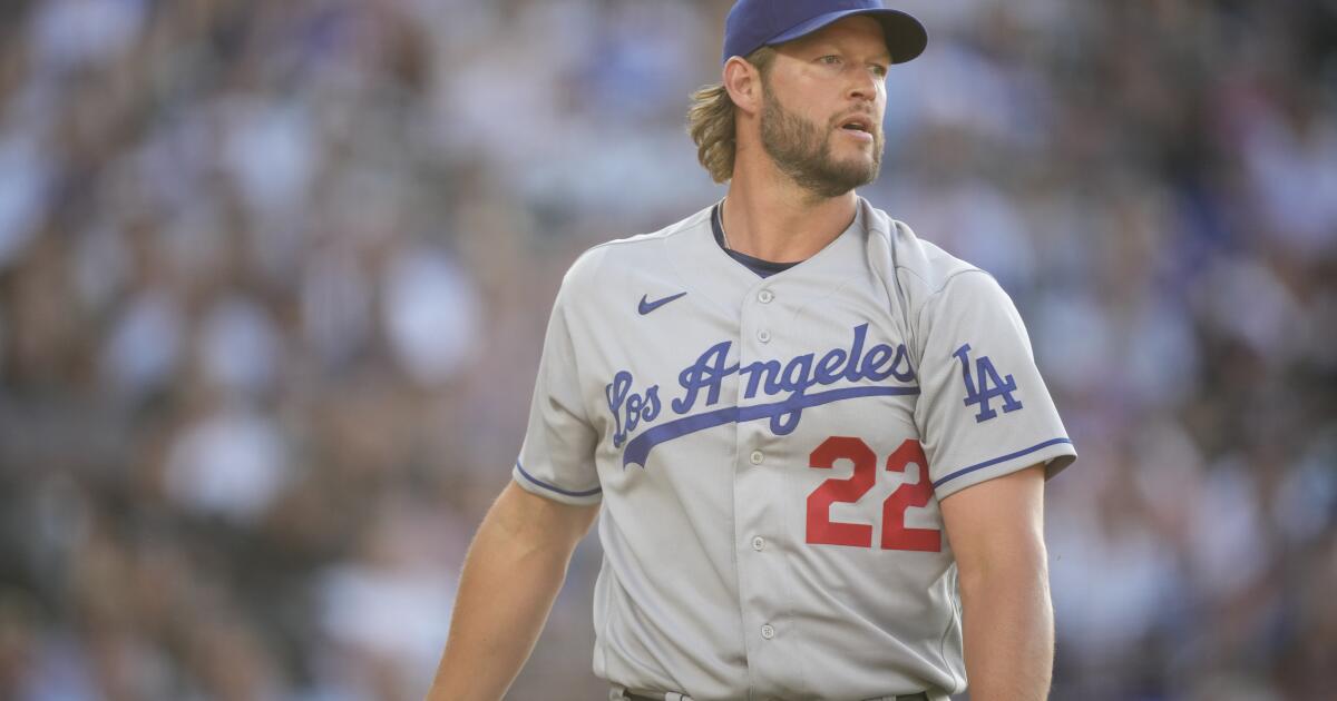 Clayton Kershaw disaster dooms Dodgers in NLDS Game 1 loss - Los Angeles  Times