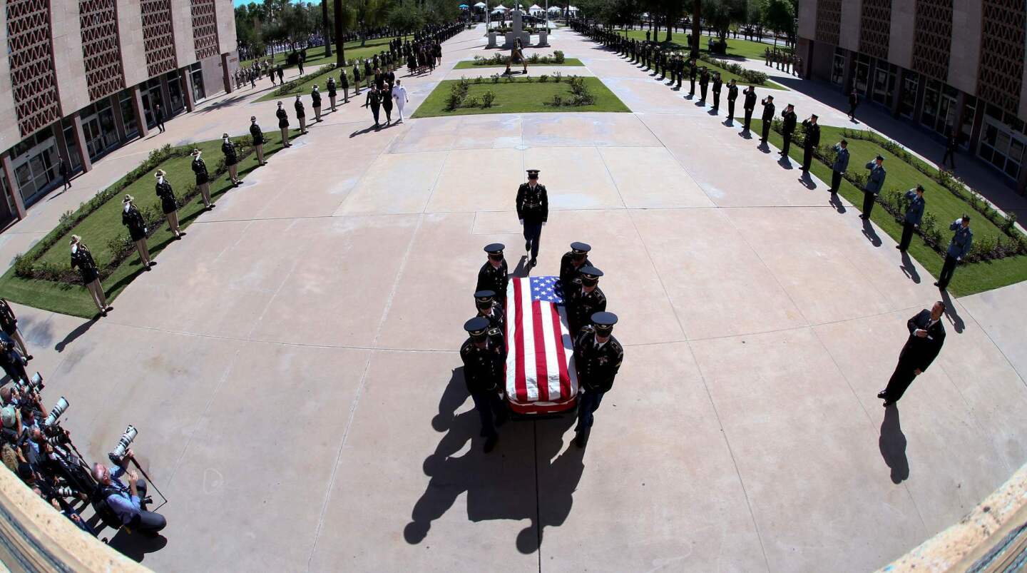 Memorial service for Sen. John McCain