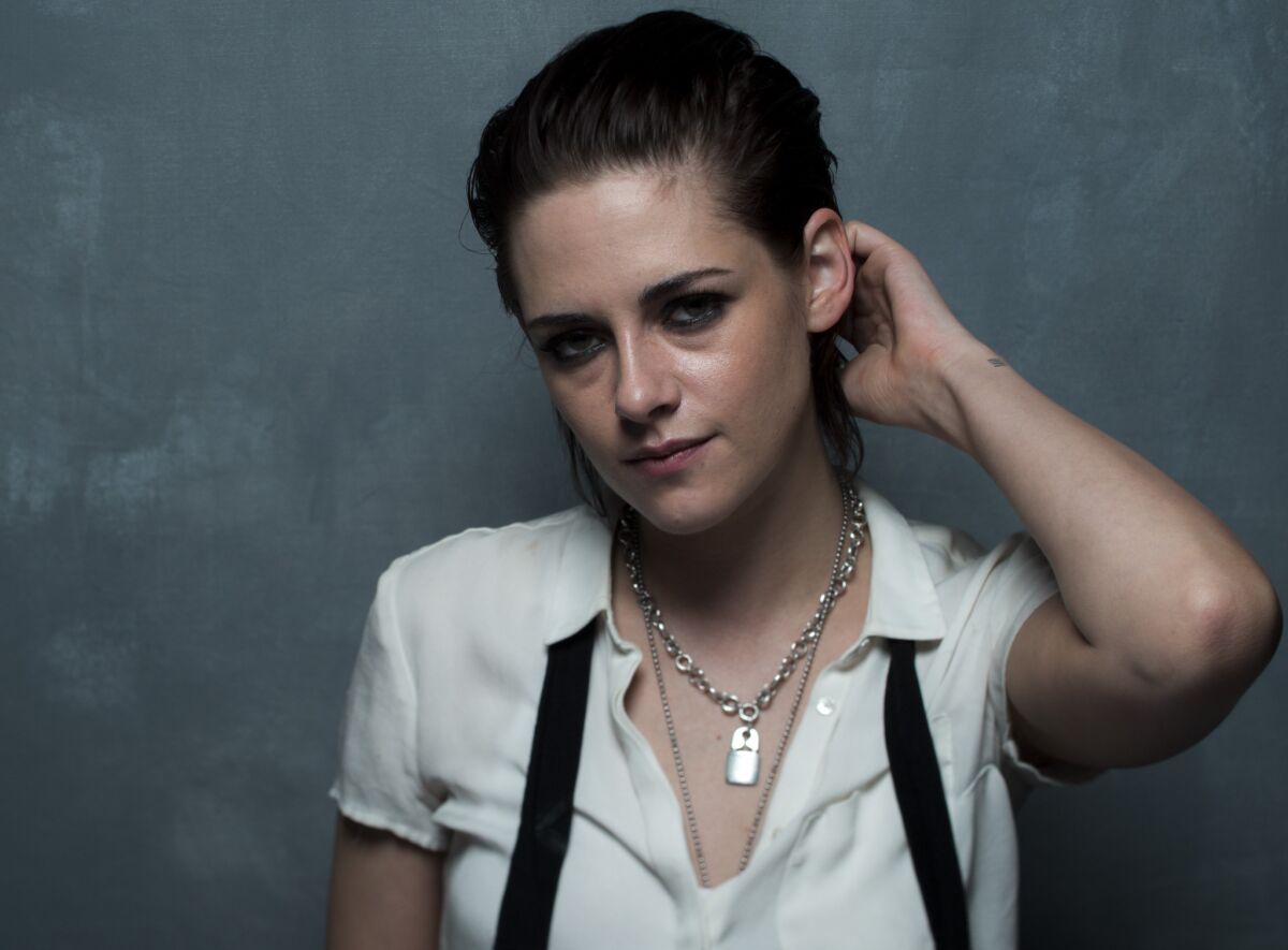 Kristen Stewart photographed in the L.A. Times Sundance photo studio.