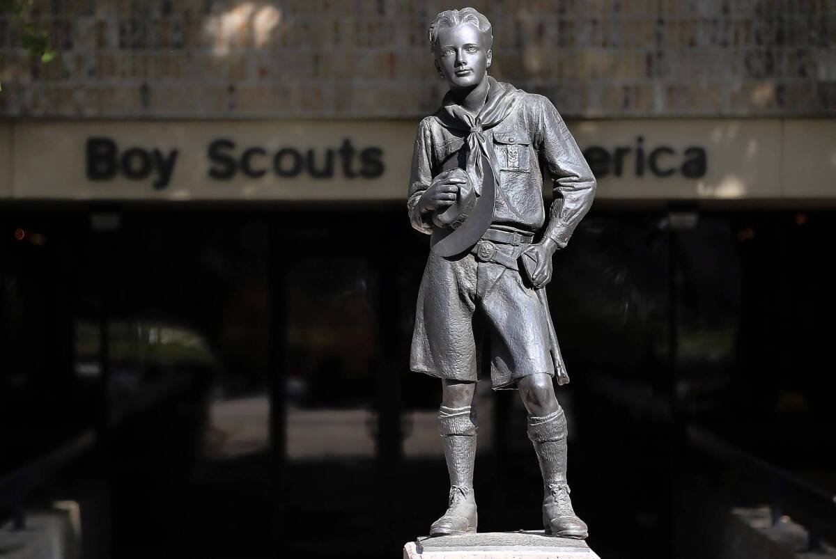 Boy Scouts of America headquarters in Irving, Texas. The executive committee is recommending that a ban be lifted on allowing gay boys to join, but not on allowing gay adults as leaders.
