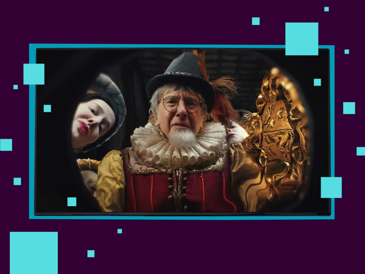 screenshot from Larry David's Super Bowl commercial for FTX