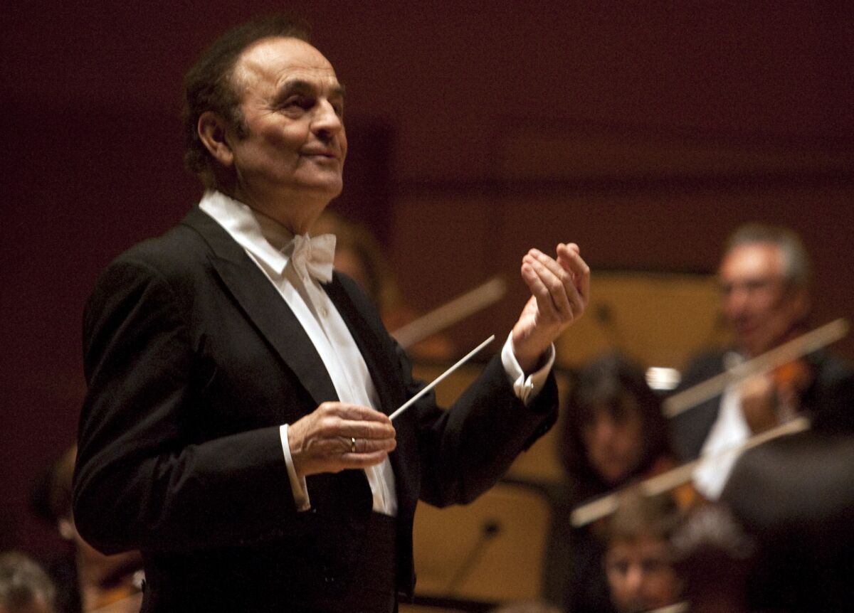 Charles Dutoit, photographed in 2010 at Walt Disney Concert Hall