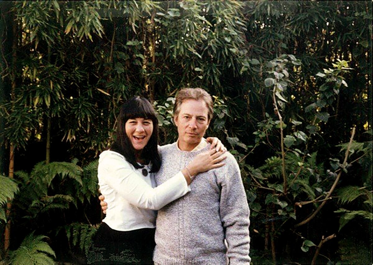 Susan Berman with her friend Robert Durst.