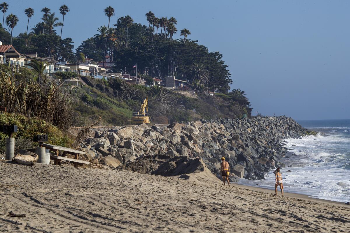San Clemente has been impacted by coastal erosion.