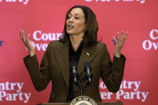 Democratic presidential nominee Vice President Kamala Harris speaks at a campaign event Friday, Oct. 11, 2024, at the Grayhawk Golf Club in Scottsdale, Ariz. (AP Photo/Ross D. Franklin)