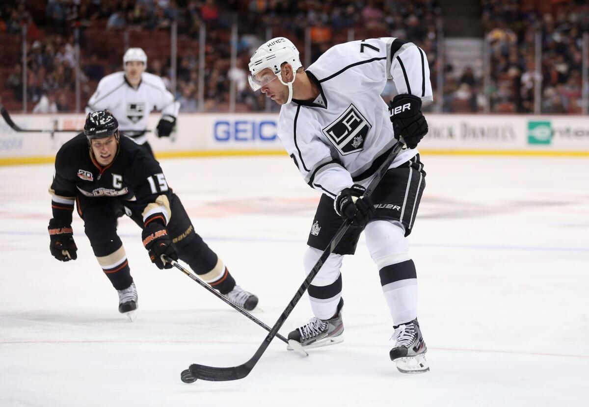 Jeff Carter has nine points in 14 games for the Kings this season.