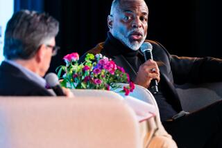 LeVar Burton and Times editor Steve Padilla discuss the State of Banned Books at the L.A. Times Book Club