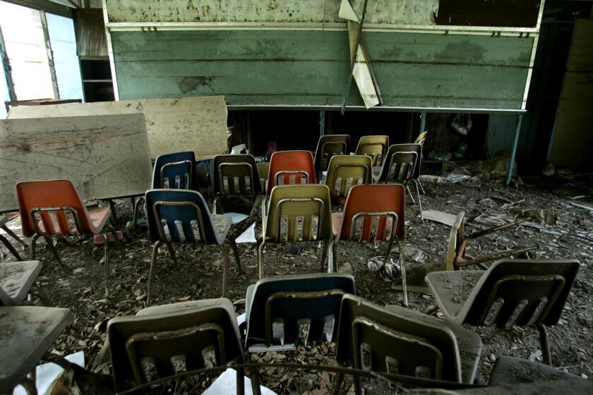 St. Frances Xavier Cabrini School, shown in 2006, was among many New Orleans schools devastated by Hurricane Katrina.