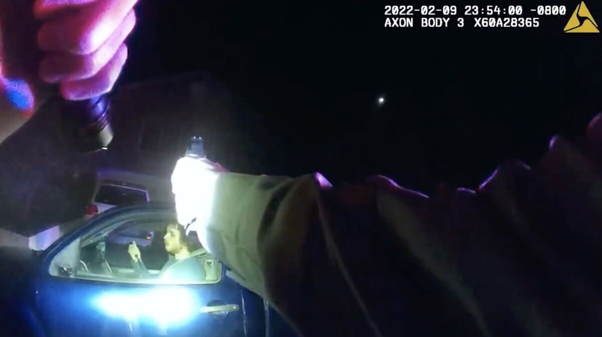 Orange County Sheriff's body cam footage of scene leading up to the fatal shooting of a Mission Viejo man