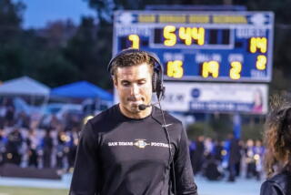 Dylan O'Leary, a 25-year-old first-year head coach at San Dimas, has his team 2-0.