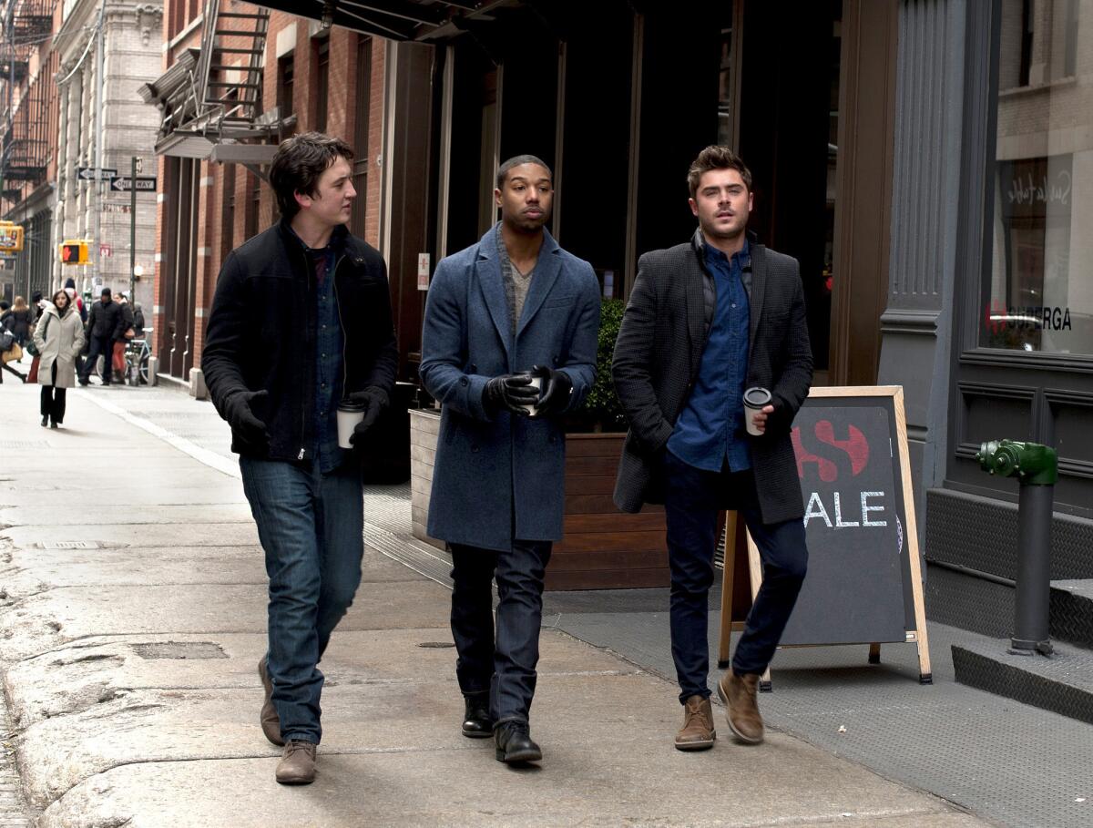 Miles Teller, Michael B. Jordan and Zac Efron in "That Awkward Moment."