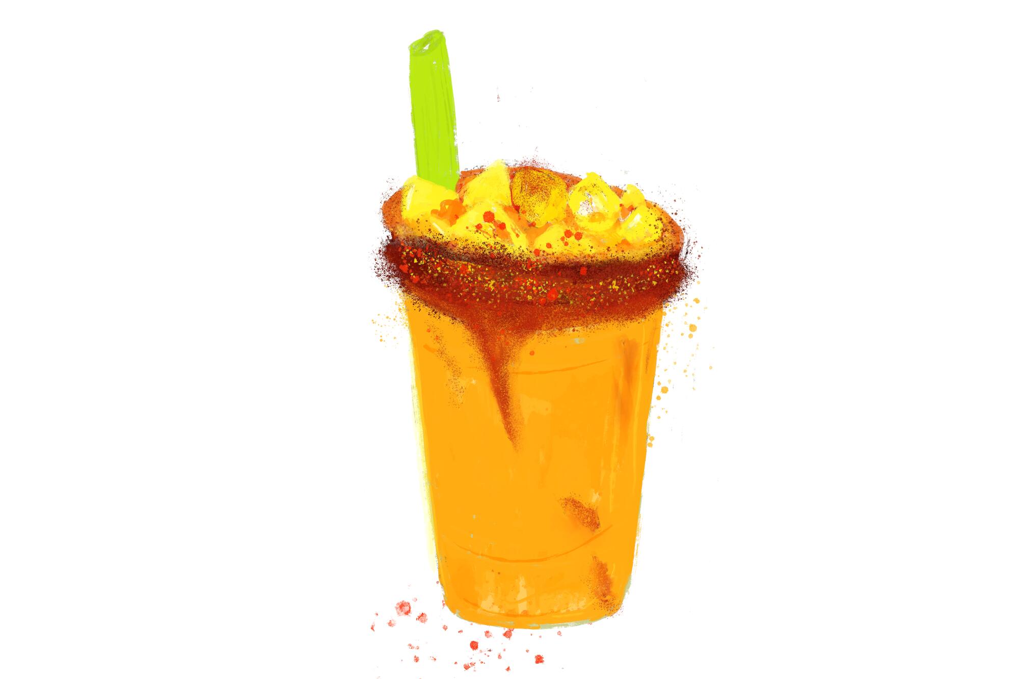 Michelagua: A michelada without the lager.