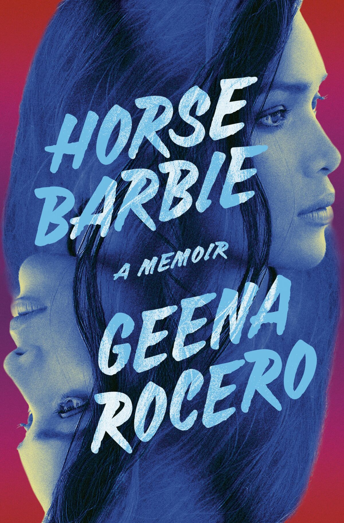 kapağı "at barbie" Geena Rocero tarafından siyah saçlı bir kadın gösteriliyor. 