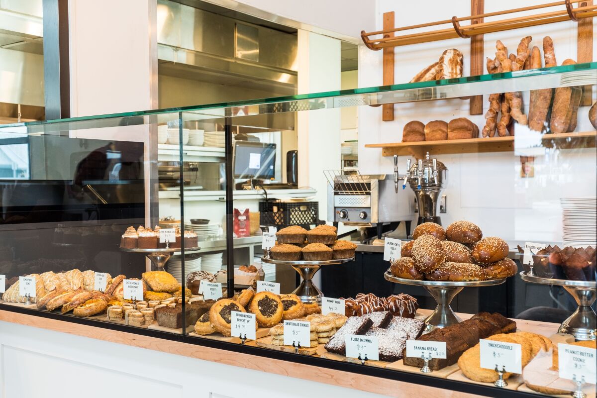 Cardellino's cafe and bakery, which is open every day from 7:30 a.m. to 5 p.m., is a showcase for the Trust Restaurant Group's executive pastry chef Jeremy Harville.