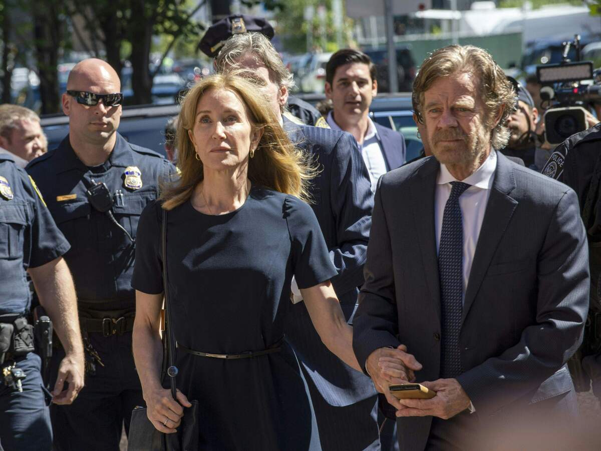 Felicity Huffman and William H. Macy