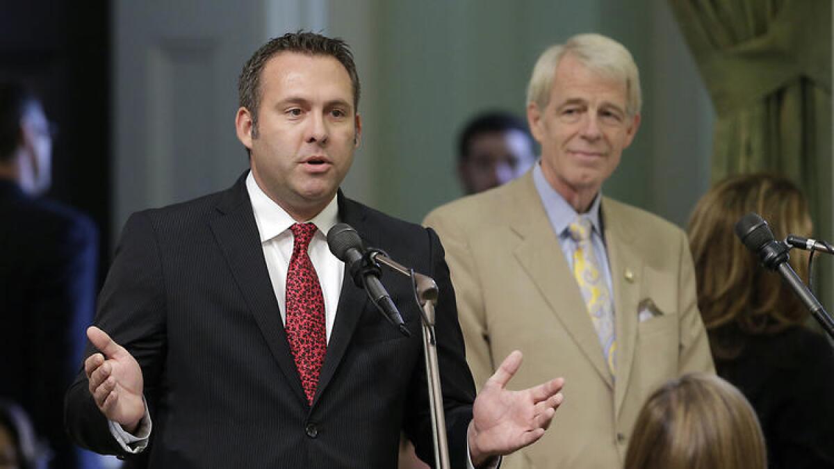 Assemblyman Adam Gray (D-Merced), left.