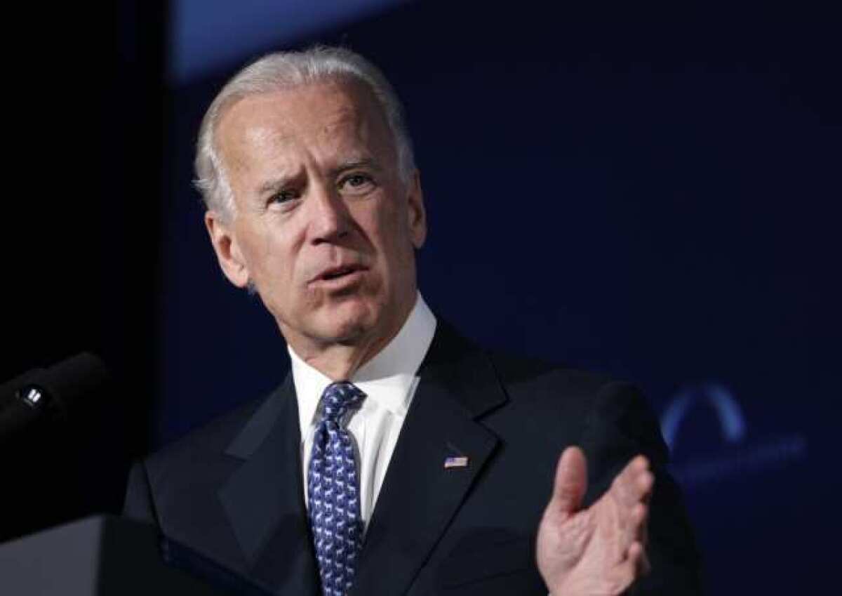 Vice President Joe Biden said he's "absolutely comfortable" with gay marriage, a stance at odds with the president.