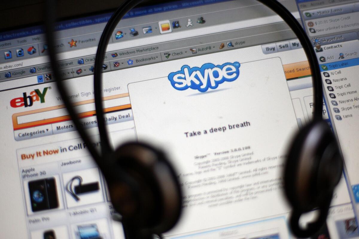 Skype is an Internet calling service that allows users to communicate with voice and video.