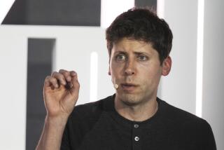OpenAI CEO Sam Altman speaks in Abu Dhabi, United Arab Emirates, Tuesday, June 6, 2023. Altman on Tuesday suggested an international agency like the International Atomic Energy Agency could oversee artificial intelligence worldwide while visiting the United Arab Emirates. (AP Photo/Jon Gambrell)