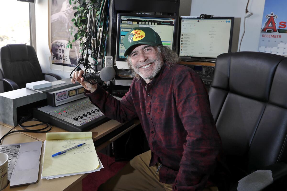 DJ Jim "Poorman" Trenton hosts "Poorman's Morning Rush" show at KOCI Radio.