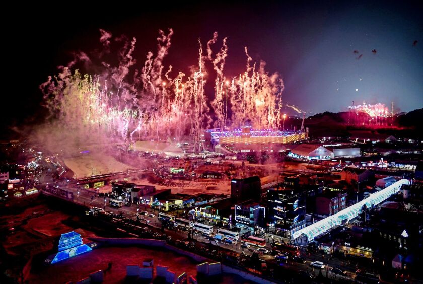 In Pictures Pyeongchang 2018 Winter Olympic Games opening ceremony