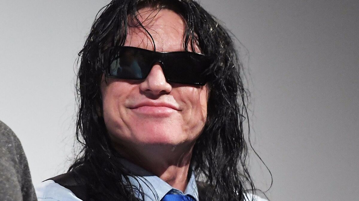 "The Room's" Tommy Wiseau at SXSW. His movie is the inspiration for "The Disaster Artist," James Franco's new movie, which premiered at the South by Southwest Film Festival.