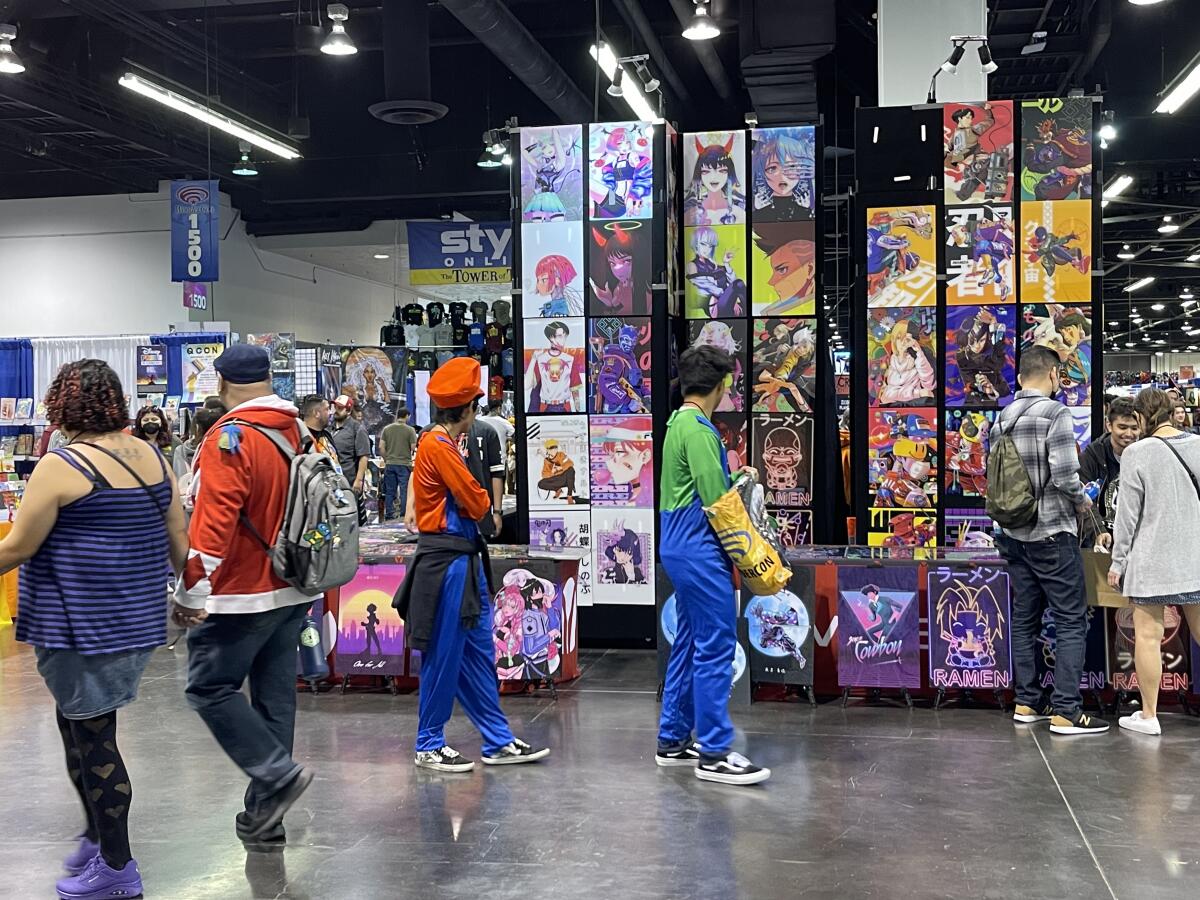 The annual WonderCon, pictured in 2023, returns to Anaheim Convention Center March 29 through 31. 