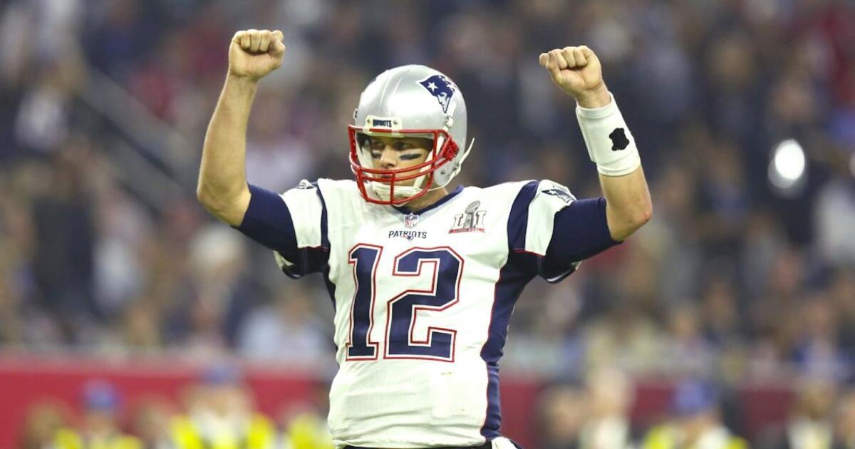 Tom Brady, QB de los New England Patriots, en el Super Bowl 51 ante los Atlanta Falcons, en Houston.