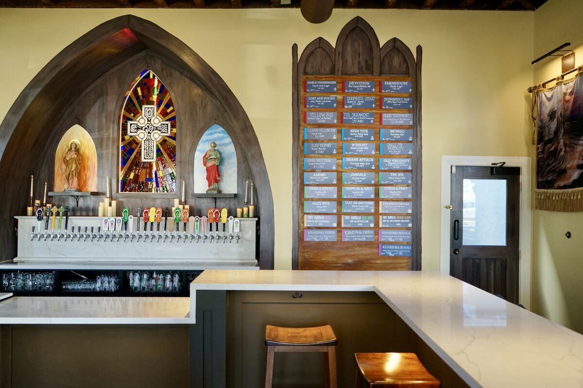 There are currently 31 beers on tap at The Church, from IPAs to sours.