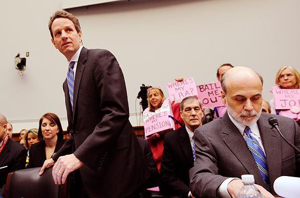 Geithner and Bernanke testify