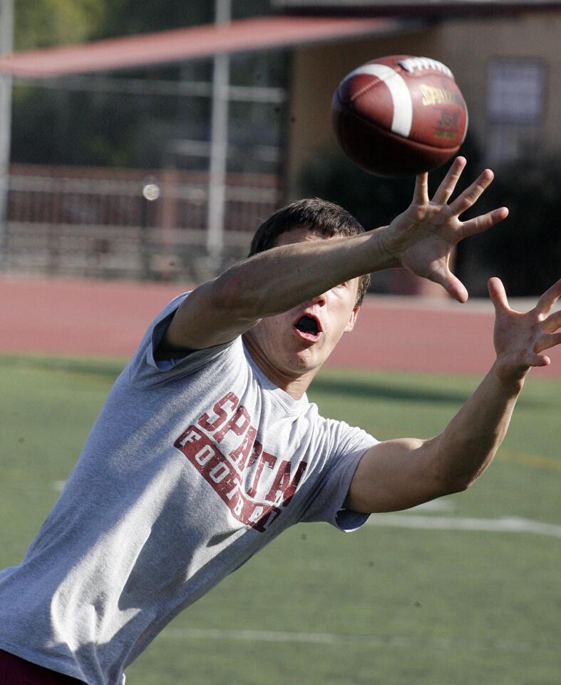 La Canada spring football practice