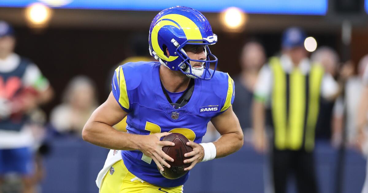 Rams coach Sean McVay hoping to get 'clarity' on Stetson Bennett's status