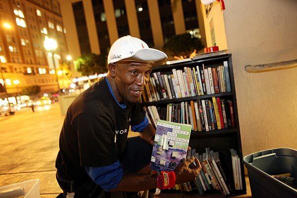 Checking out books