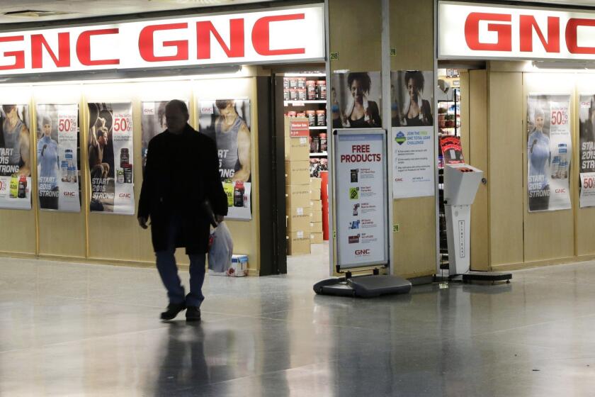 A GNC store in New York on Feb 3.