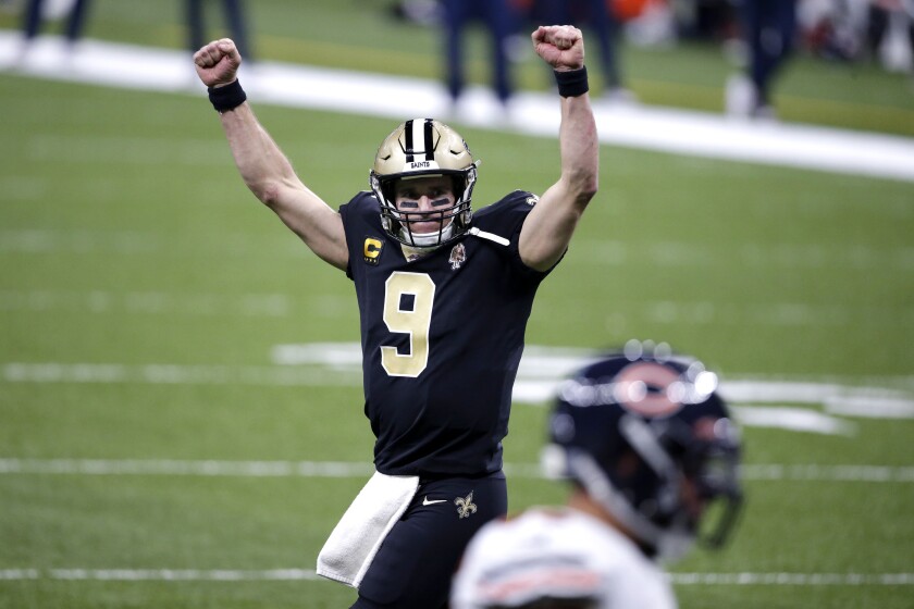 Image result for drew brees nfc divisional round