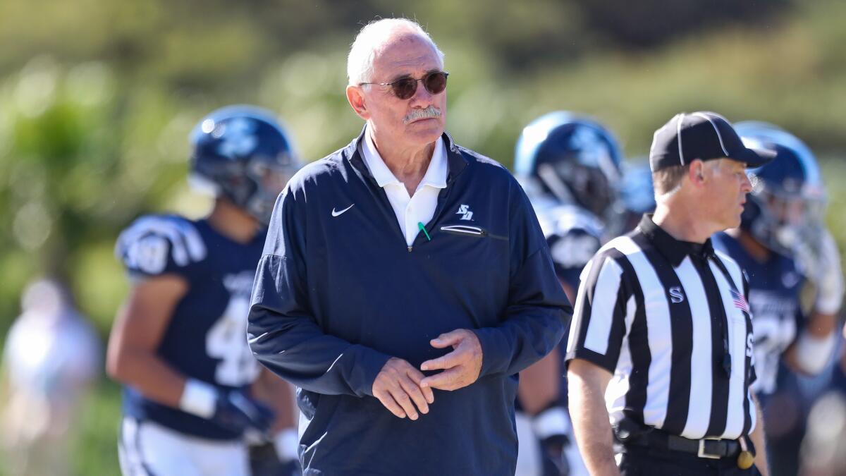 Dale Lindsey, a longtime NFL player and coach, is retiring as USD's coach.