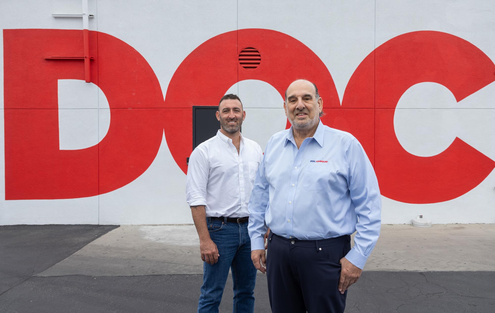 Ron Braverman, right, is the founder and CEO of Doc Johnson. His son Chad is the COO.