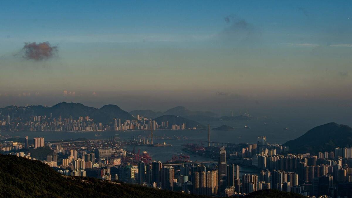 You can fly to Hong Kong round trip from LAX on Hong Kong Airlines for $387. Victoria Harbour is pictured here.