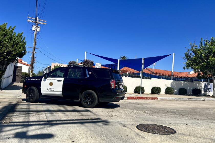 Police responded to an altercation between a suspect and Fr. Pat Mulcahy outside Stella Maris Academy in La Jolla.