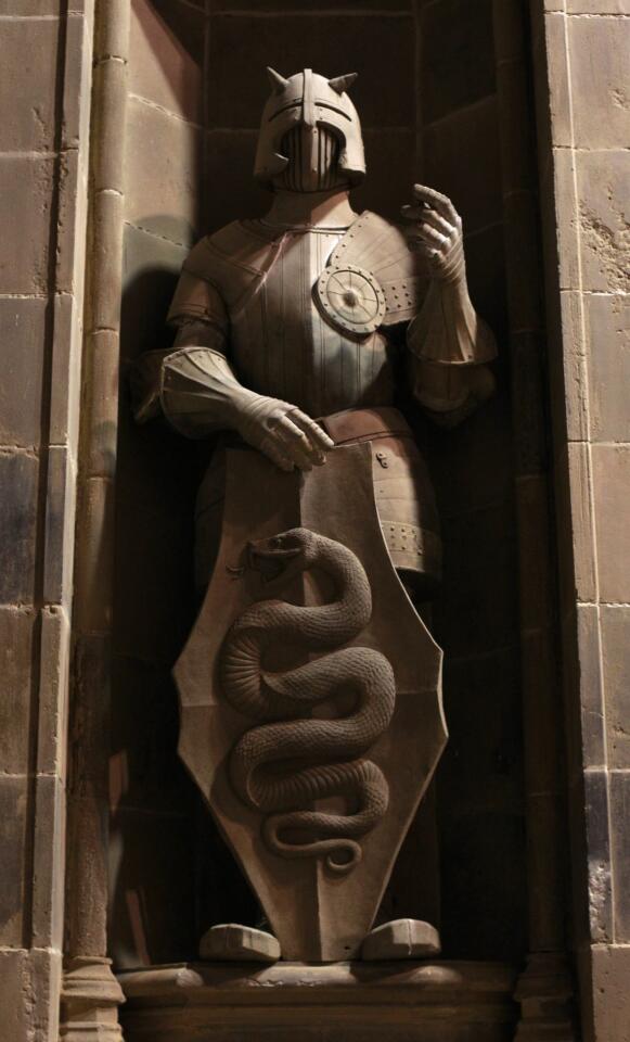One of the many knights guarding Hogwarts.