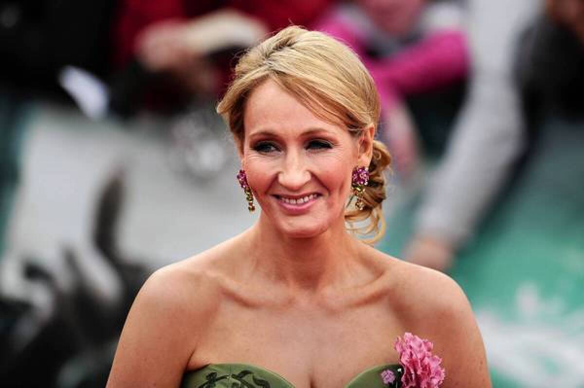 Author J.K Rowling attends the world premiere of "Harry Potter and the Deathly Hallows -- Part 2" in London in 2011.