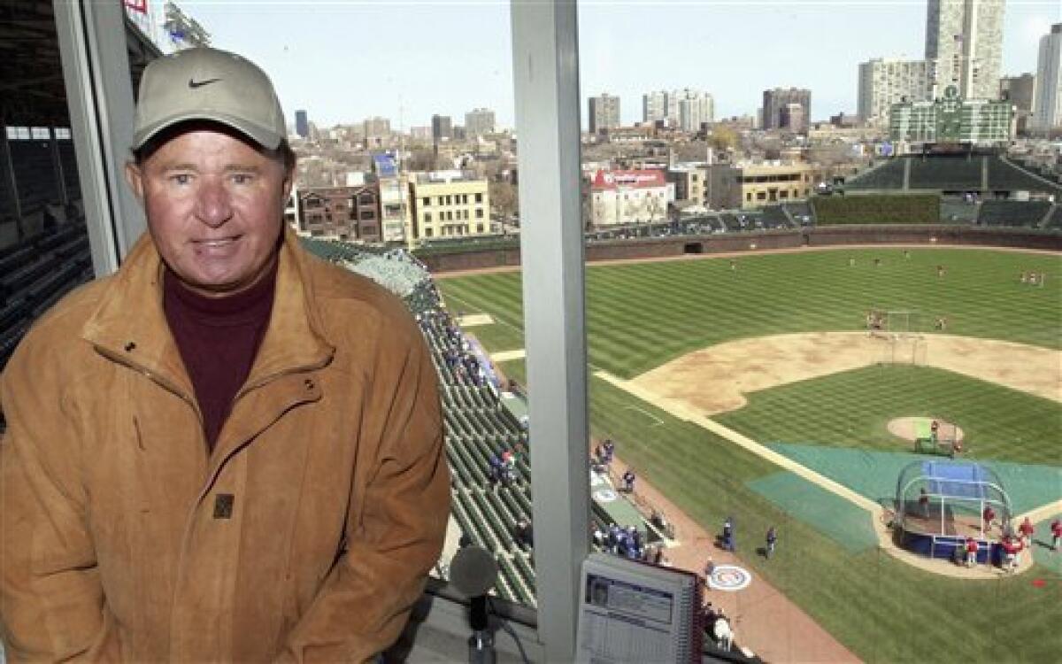 Former Chicago Cubs great Ron Santo in Baseball Hall of Fame