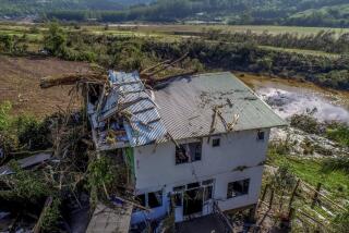 A home stands destroyed by a deadly cyclone in Mucum, Rio Grande do Sul state, Brazil, Wednesday, Sept. 6, 2023. An extratropical cyclone in southern Brazil caused floods in several cities. (AP Photo/Wesley Santos)