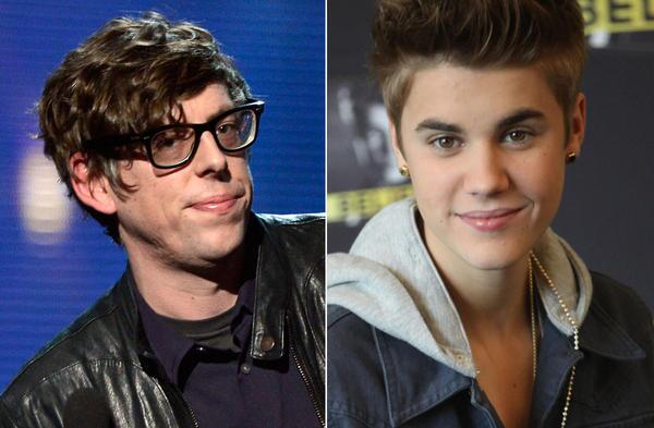 Justin Bieber's getting a bit feisty in his old age, ripping Patrick Carney on Tuesday after the Black Keys drummer told photogs Sunday night that the Biebs didn't deserve a Grammy. "Grammys are for, like, music, not for money ... and he's making a lot of money," Carney told TMZ after being asked how he felt about Bieber's Grammy-nomination snub. "He should be happy." That didn't exactly make the younger musician happy. "the black keys drummer should be slapped around haha," Bieber tweeted Tuesday. Full story: Bieber rips Carney: It's on between Black Keys and the Biebs