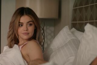 Lucy Hale in the move "A Nice Girl Like You."