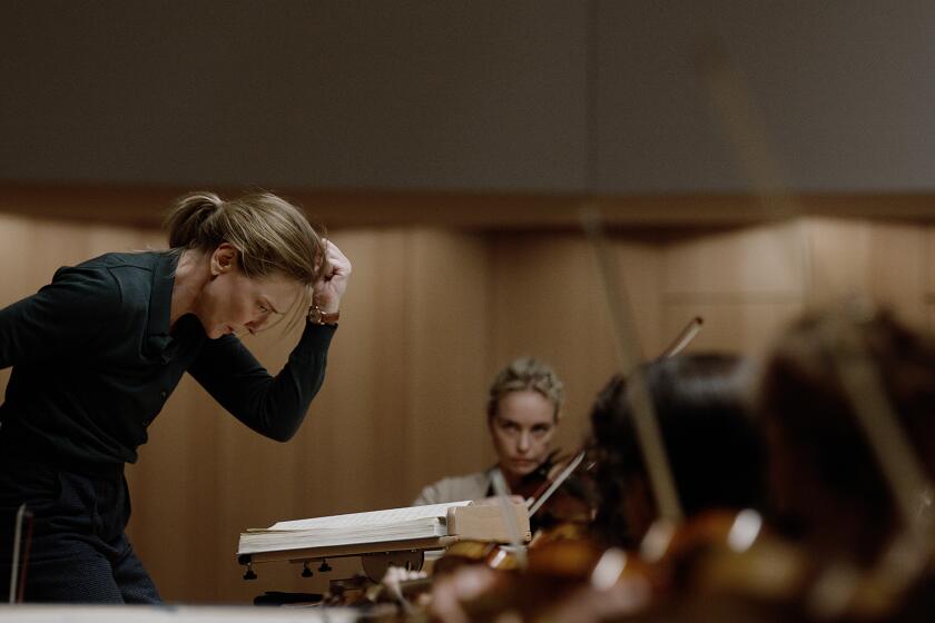 Cate Blanchett and Nina Hoss in the movie "Tár."