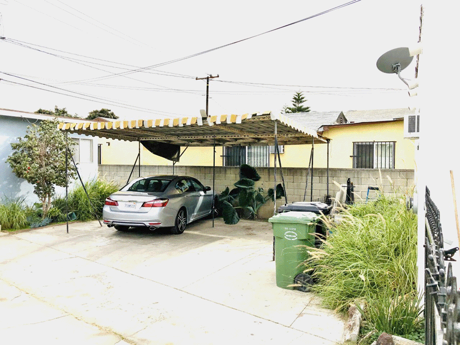 A gif shows Casita L.A. before, during and after construction.