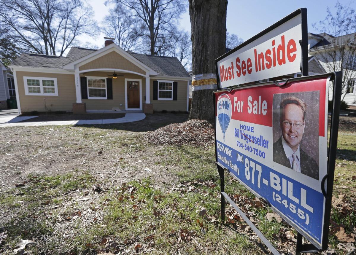 A home is up for sale in Charlotte, N.C.